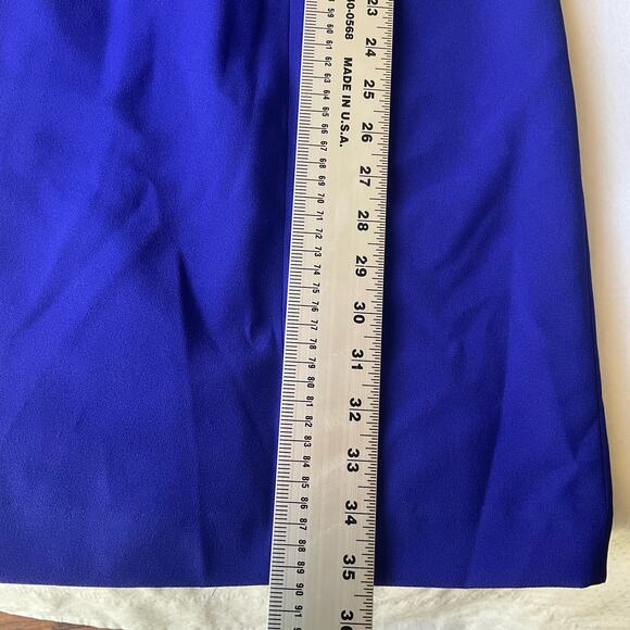 Atrium Women’s Short Sleeve Crew Neck Knee-length Dress size 8, Royal Blue - Picture 5 of 10